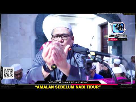 TAZKIRAH : Amalan Pendinding Sebelum Tidur - Ustaz Shamsuri Haji Ahmad