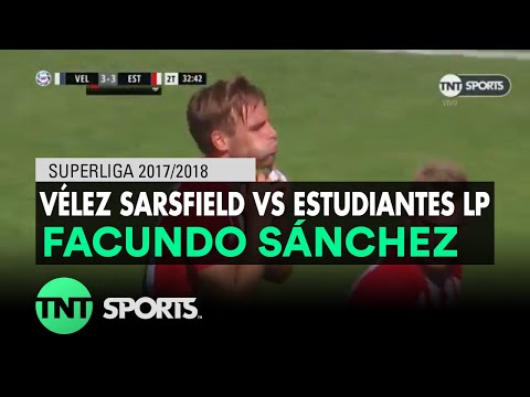 Facundo Sánchez (3-3) Vélez Sarsfield vs Estudiantes LP | Fecha 21 - Superliga Argentina 2017/2018