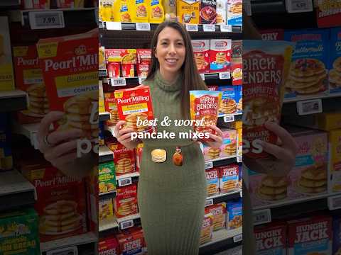 Best & worst pancake mixes! #healthyeating #pancake #groceryshopping #weightlosstips