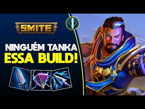 NINGUÉM tanka essa BUILD! Full penetração! MERLIN MID - ⚡ Smite BR Conquista