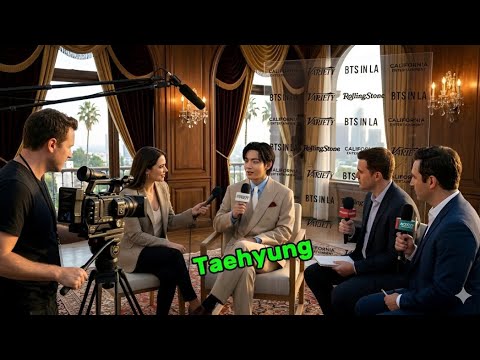 1 Minute Ago! BTS's Taehyung Interviews American Media Ahead of His California Concert!