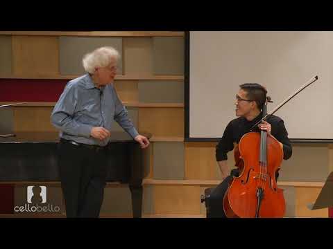 Laurence Lesser Master Class: Bach Suite No. 2, Prelude and Allemande
