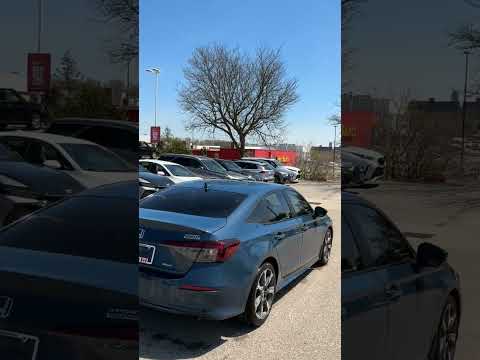 2025 Honda Civic Sedan Hybrid in Blue for sale at Forbes Waterloo Toyota in Waterloo, ON