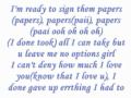 Usher - Papers + Lyrics