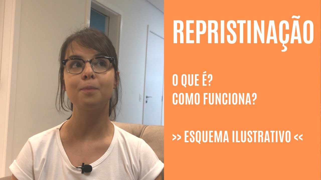 REPRISTINAÇÃO - DESCUBRA O QUE É E COMO FUNCIONA! (ESQUEMA ILUSTRATIVO)...