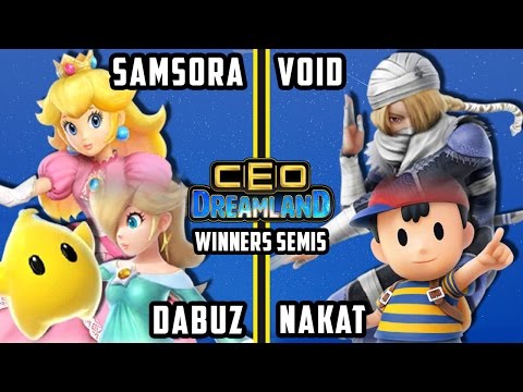 CEO Dreamland 2017 Smash 4 - Samsora & RNG | Dabuz Vs. CLG | Nakat & CLG | VoiD SSB4 Doubles WS