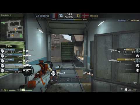 G2 KennyS 3K Awp vs Heroic Train [ ESL PRO LEAGUE ]