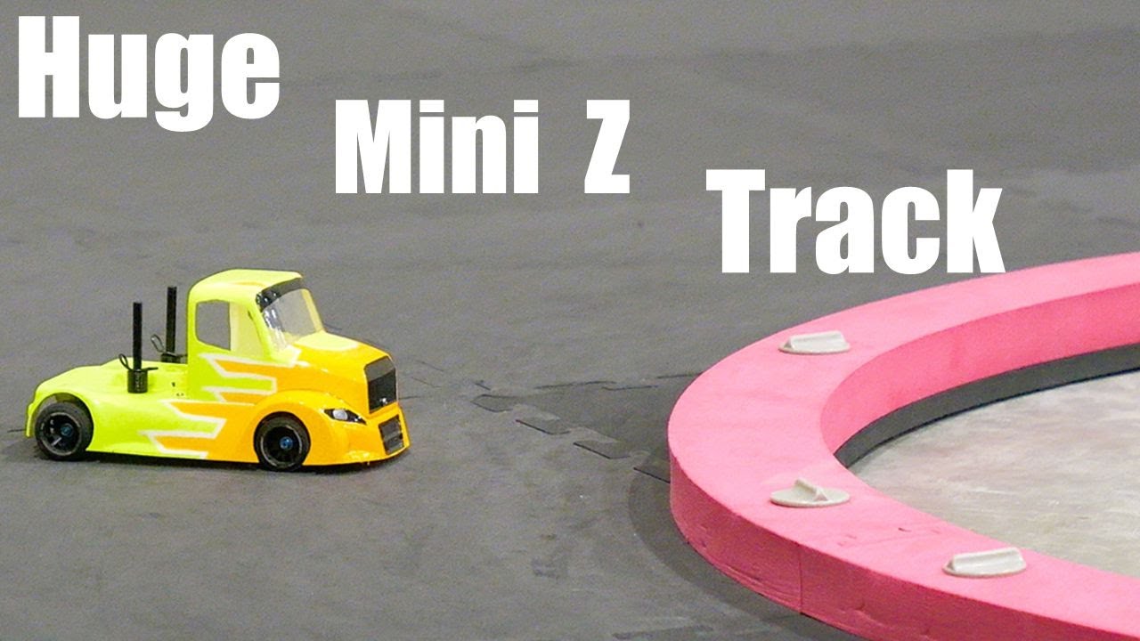 One of the Biggest Mini Z Tracks? - A New Race Facility #rccar #miniz #kyoshominiz #rcracing