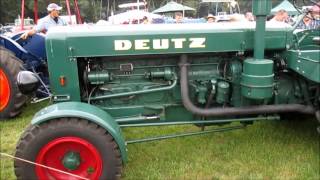 Deutz Oldtimer Traktor 8 Zylinder Panningen 2016