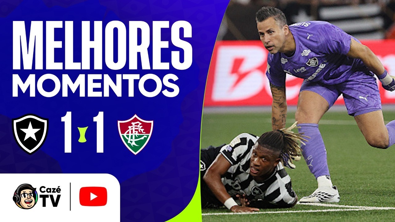 MELHORES MOMENTOS: BOTAFOGO 1 X 1 FLUMINENSE | BRASILEIRÃO 2026 | 22ª RODADA