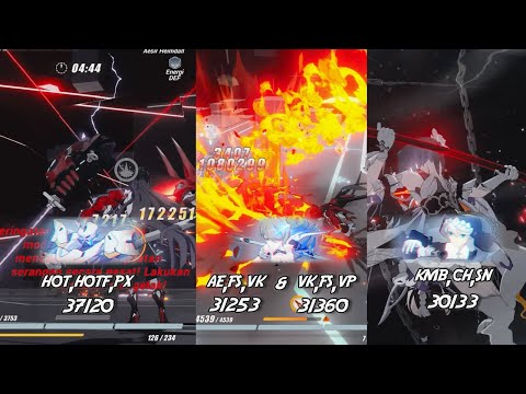 Honkai Impact 3 Memorial Arena [EX] Mid End Budget - Heimdall,Argent knight ,Kallen