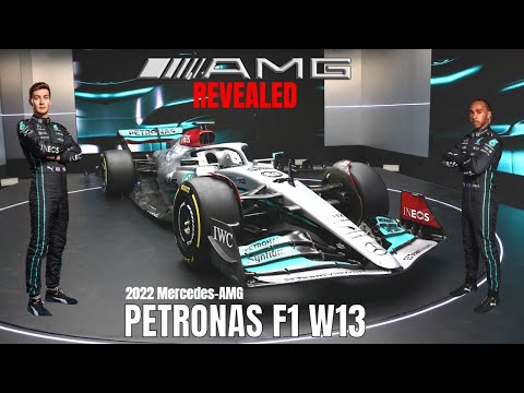 Thumbnail for 2022 Mercedes AMG PETRONAS Formula One Team Car F1 W13 Revealed by Mercedes-AMG F1 W13 E Performance