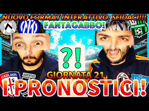 🚨 UDINESE-INTER, NAPOLI-SASSUOLO, CAGLIARI-JUVE E MILAN-LECCE‼️😱 FANTAGABBO e PRONOSTICI SERIE A #21