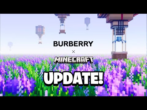 Riverrain123 - Minecraft x Burberry Update Announced! (Minecraft Bedrock)