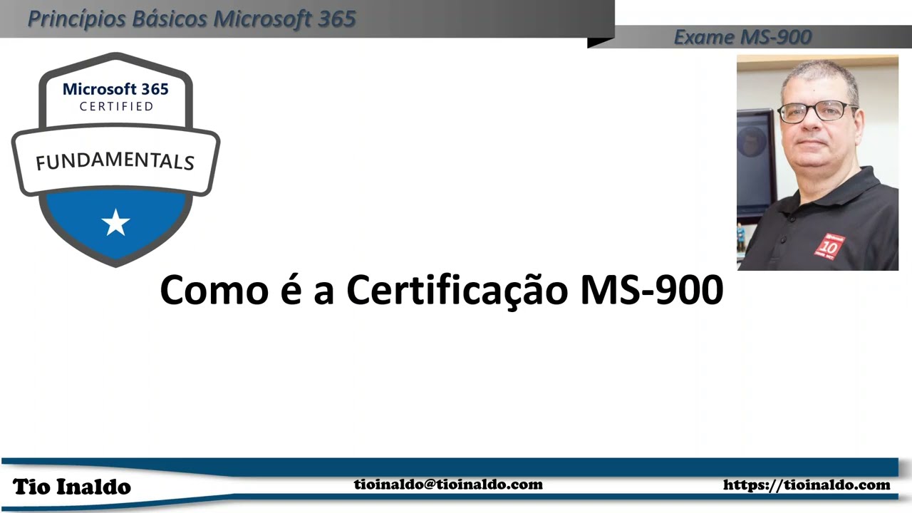 Como é a Certificação MS 900 Microsoft 365: Fundamentals