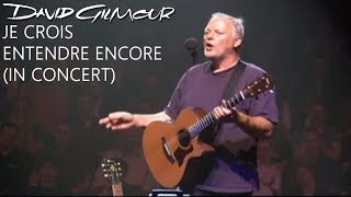David Gilmour - Je Crois Entendre Encore (In Concert)