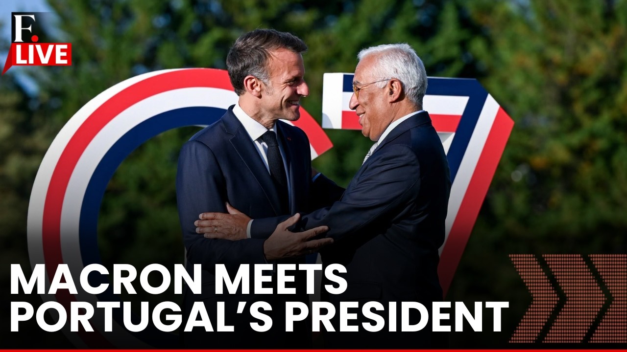 Macron LIVE: French President Macron Meets Portugal's President Antonio Jose Seguro | US Iran War
