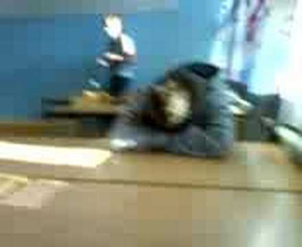 Dosan and Heidar plays with paper-planes