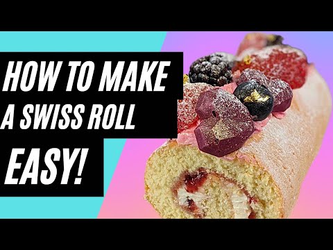 How to make a SWISS ROLL (ASMR)