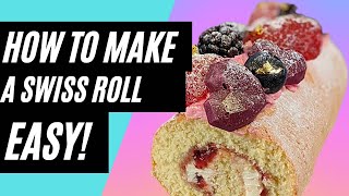 How to make a SWISS ROLL (ASMR)