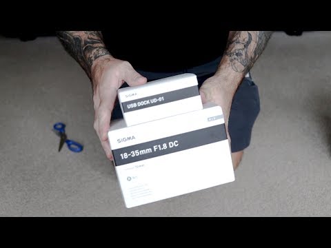 Sigma 18-35mm f/1.8 Art lens un-boxing, overview and my thoughts.