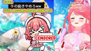 Miko's Hand Gestures While Pulling Noel's Summer Card Make Chat Sus