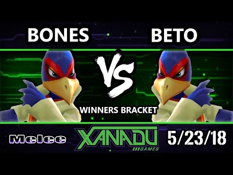 S@X 251 SSBM - Bones (Falco) Vs. Beto (Falco) - Smash Melee Winners Bracket