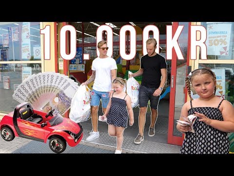 6-ÅRING BESTÄMMER VAD VI SKA GÖRA MED 10,000 KR!!!