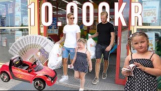 6-ÅRING BESTÄMMER VAD VI SKA GÖRA MED 10,000 KR!!!