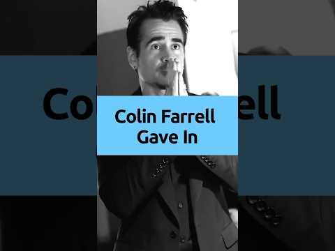 Colin Farrell Gave In #fate #celebrities #family #actors #lifeStories #biography  #relationships