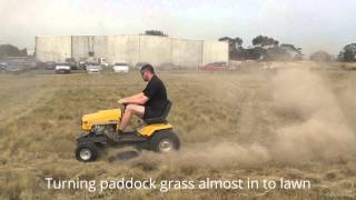 Greenfield ride on mower - Fastcut Deluxe 42 with 25hp Twin Briggs & Stratton