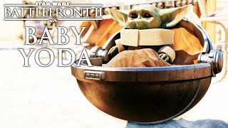 Play As BABY YODA - Star Wars Battlefront 2 Mods - RTX 2080TI 4K 60FPS - Max Settings