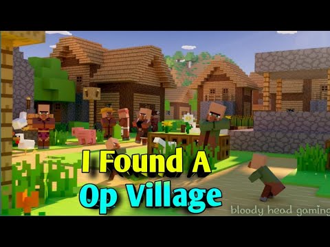 EPIC FIND: OP Village in Minecraft