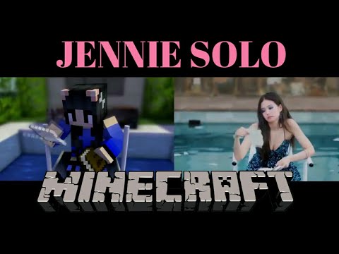 Cemaw Sableng - [MV Cover] Jennie Solo Animated version of Minecraft