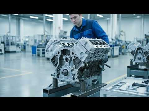 Inside a Modern Mercedes-AMG Engine Factory: From Raw Metal to a High-Performance V8 (Full Process)
