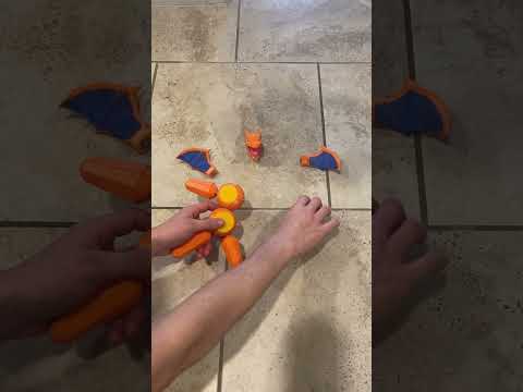 Charizard Megabot ASMR Poké Ball Click #shorts #charizard #pokemon #pikachu #videogames #asmr #funny