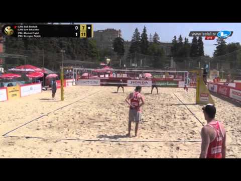 FIVB Beach 2015 Moscow Grand Slam: CAN vs POL - Round 1