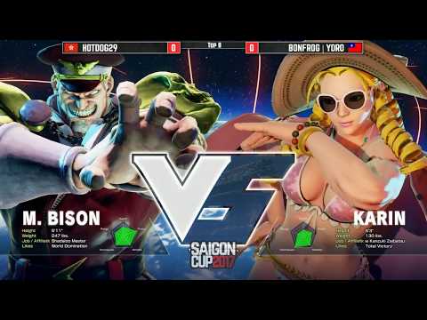 Saigon Cup 2017 - SFV TOP 8 Losers r2 - Hotdog29 (Dictator) vs. Yoro (Karin)