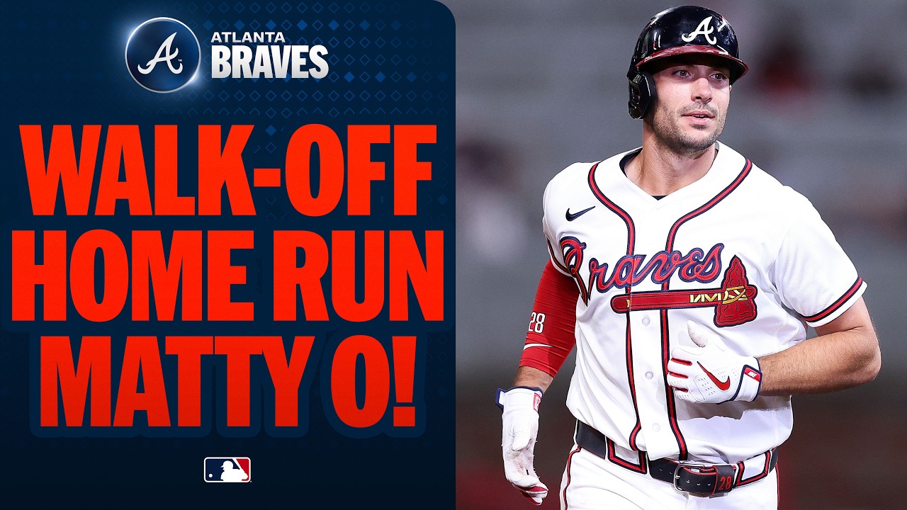 THE BRAVES ARE NEVER OUT OF IT! Matt Olson WALKS IT OFF with a homer 😤 (Full reaction included!)