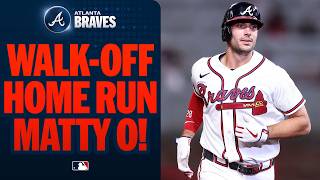 THE BRAVES ARE NEVER OUT OF IT! Matt Olson WALKS IT OFF with a homer ???? (Full reaction included!)