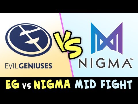 ABED picked w33 SIGNATURE hero vs him — EG vs Nigma mid players battle