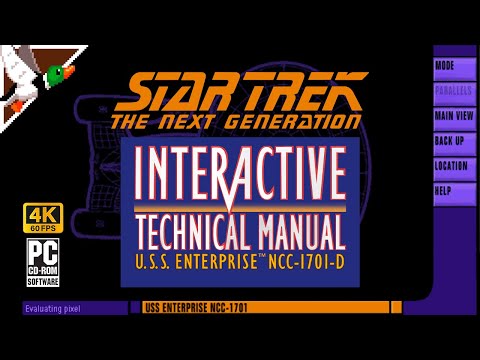 Star Trek: The Next Generation Interactive Technical Manual (PC) | 4K | No Commentary