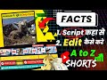 Facts video kaise banaye | How to make fact video | महीने का लाखों कमाओ💸