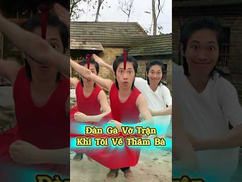 Đàn Gà Vỡ Trận Khi Tôi Về Thăm Bà 🐔🏡🤣 #shorts #shortsvietnam #haihuoc #bientv #LikeNếuBạnThấyHay