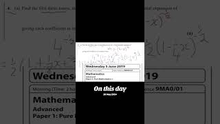 A Level Pure Maths Binomial Expansion