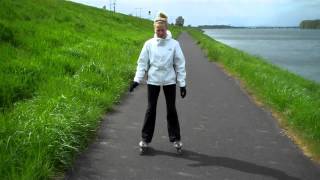 Facing Fear - Lesson on Facing Fear - Kate Learning How To Rollerblade