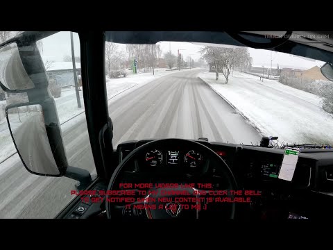 4K 60FPS - PoV Driving Scania P410 Car Carrier - Næstved - Ringsted - TDOC 23-12-2021