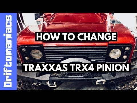 How To Change Traxxas TRX4 Pinion Gear - Step By Step