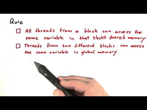 Quiz About GPU Memory - Quiz - Intro to Parallel Programming