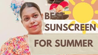 Best Affordable Sunscreen for summer🌞/sunscreen for all skin type ☀️#skincare #sunscreen #summer